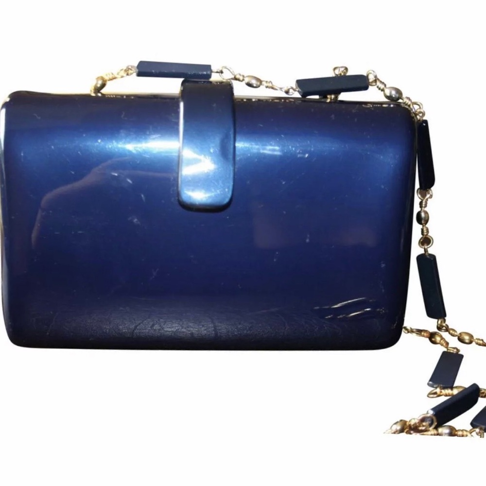 COLOMBO Italy Blue resin shoulder bag